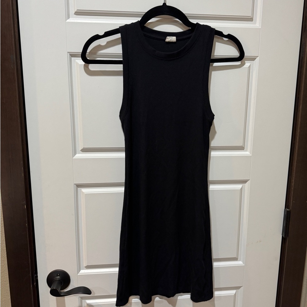 Wilfred Free Aritzia Black Mini Dress - Picture 2 of 4